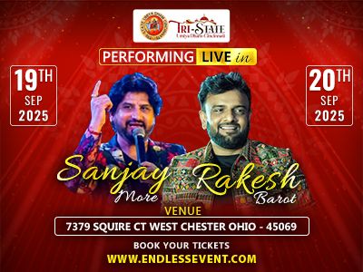 Sanjay More & Rakesh Barot - Pre Navratri Live In Cincinnati