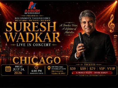 Suresh Wadkar Live In Concert - Chicago 2026