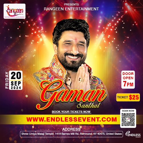 Gaman Santhal Navratri Live At Richmond Kentucky