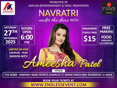 Navratri Under The Dome With Bollywood Star Ameesha Patel