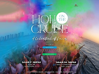 HOLI ON THE CRUISE - A Colorful Affair