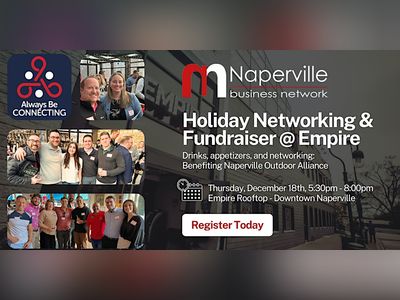 Holiday Networking Event & Fundraiser @ Empire In Naperville (December 18)