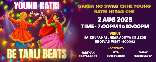 Be Taali Beats - Young Ratri 2025 - Mumbai