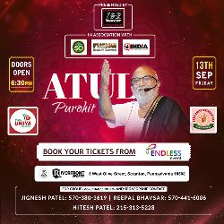 J And R Entertainment Presents An Evening With Atul Purohit